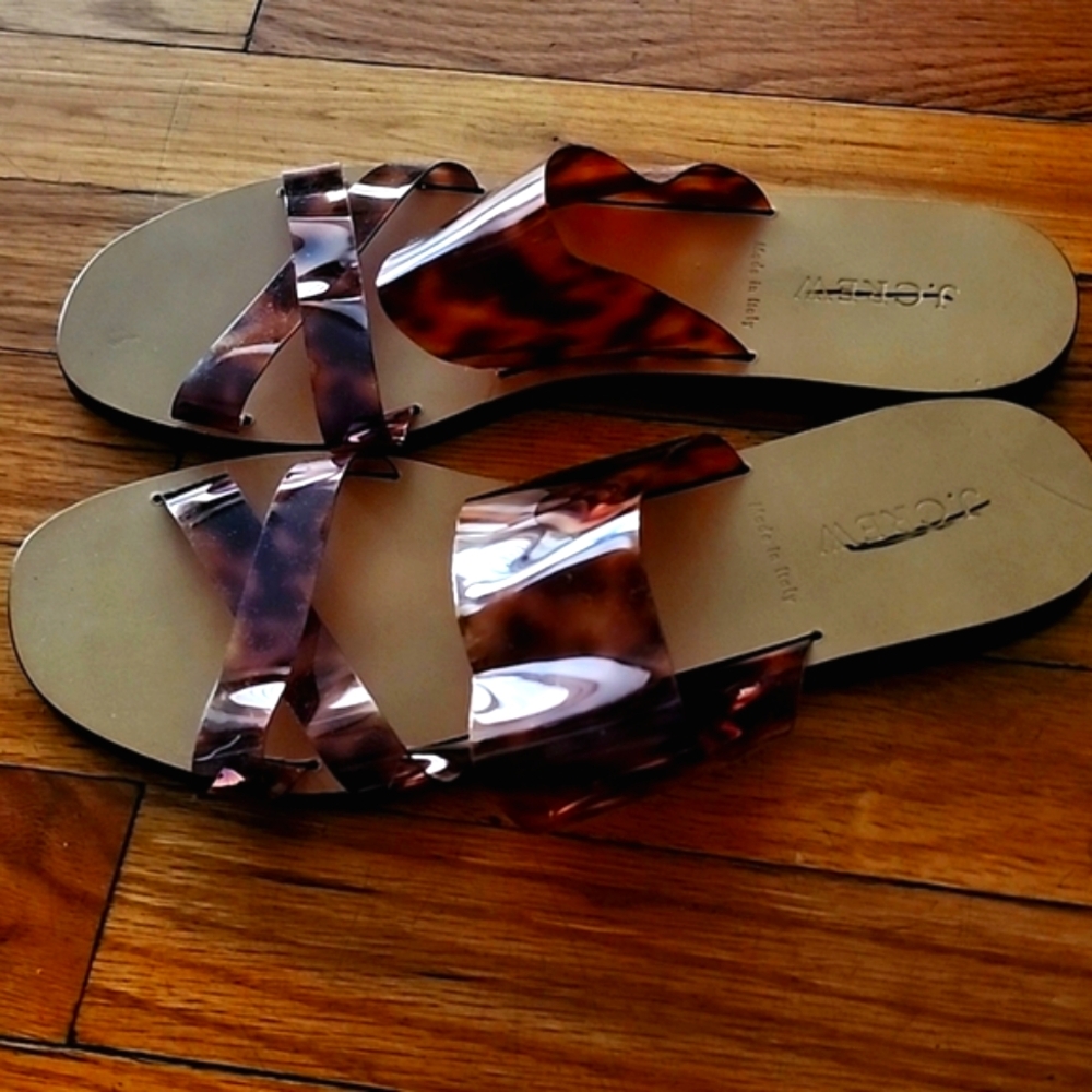 Jcrew Bali Tortoise Shell Sandals - Picture 2 of 5